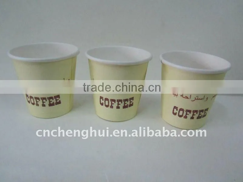 Desirable tasting paper cups
