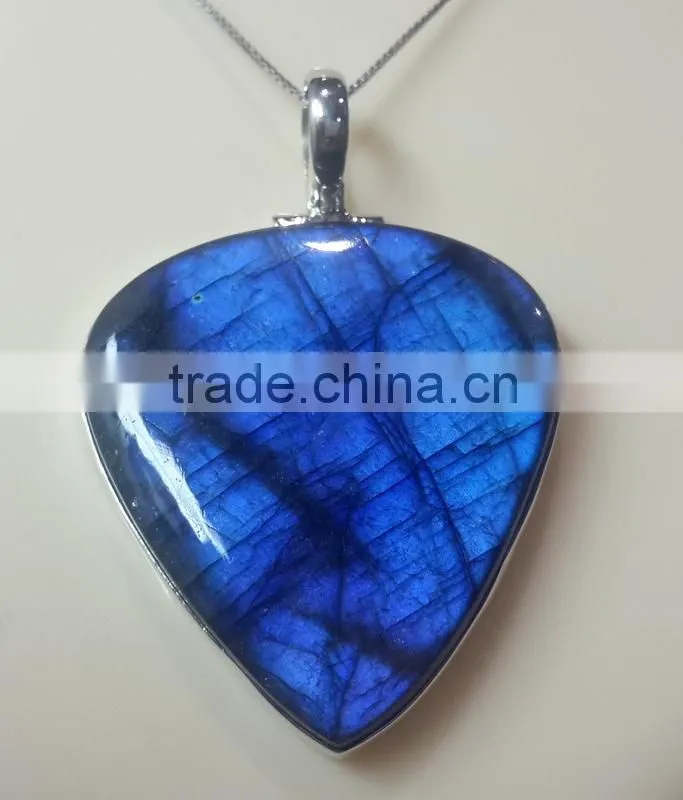Rainbow Moonstone Oval Cabochon Oxidised Gemstone Pendant, 925 Solid Sterling Silver Pendants, Designer Casting Bezel Pendant