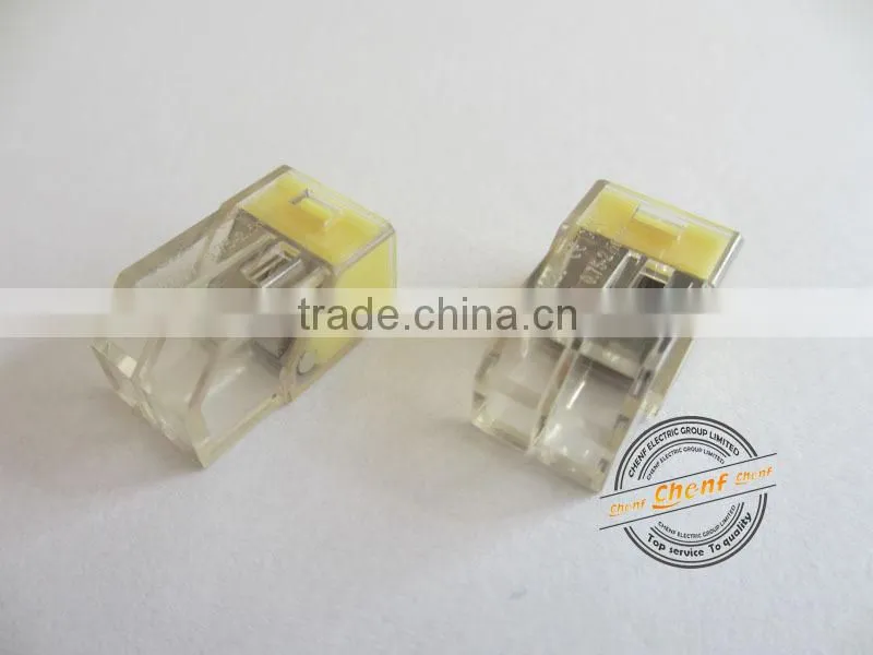 High Quality Push In 2.5mm Electrical Wiring Connector 2 Pole