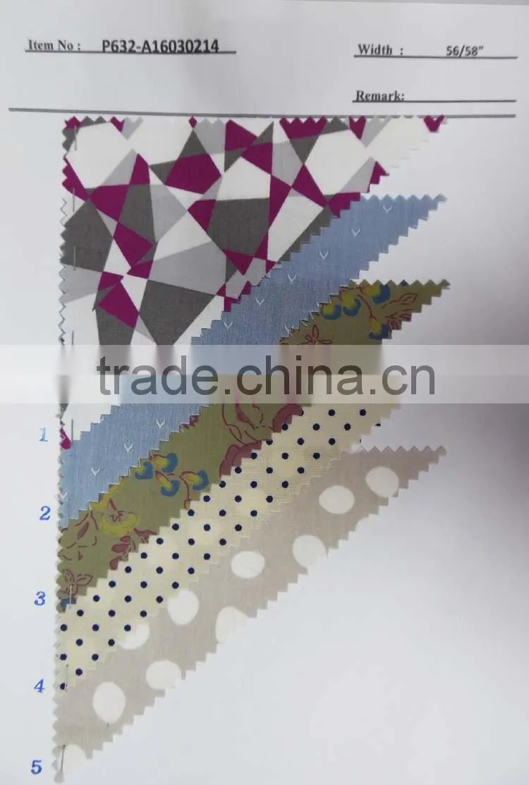 cotton printed shirting fabrics for women P6448-A16030217