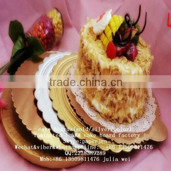 food grade grey board for cake board/laminated cakeboards