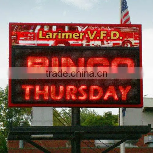USA---Outdoor led display sign programmable, LED Programmable Display Signs board P10 outdoor running text led display sign