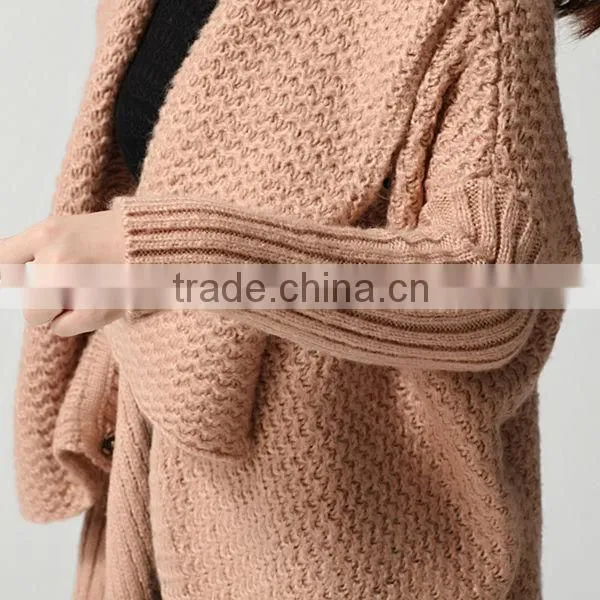 knitted sweater ladies long sleeve new design sweater