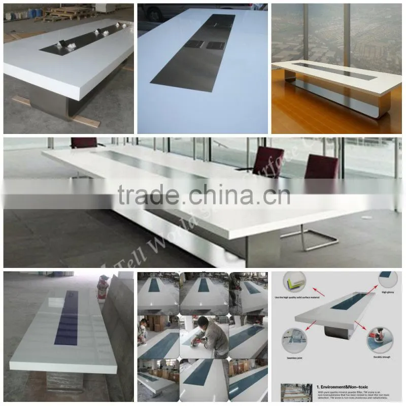 high end modern office reception desk table