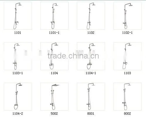 SUZAN(1103) Last long time and durable High quality sus304 lead free stainless steel big rain-shower&faucet(1103)