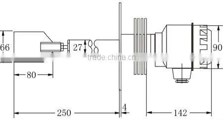 High temperature Rotary Paddle Level Switch