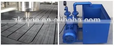 ZhuoKe CNC 6060 Metal Engraving Machine For Drilling And Milling With 3 Spindle Head Rotary Axis 600*600mm CE Approved ZK-6060