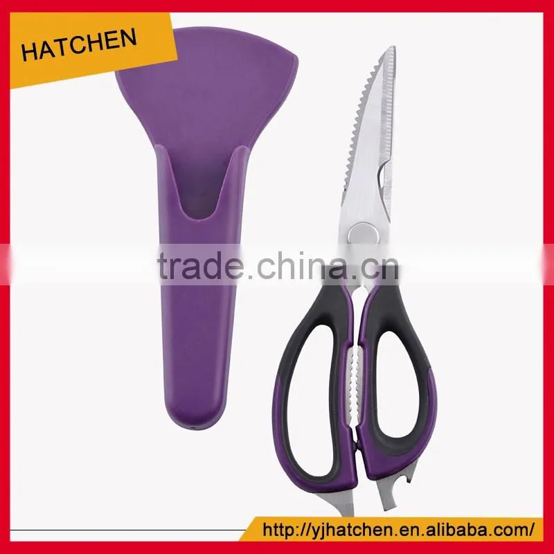 SK-025 LFGB Certificated 2cr15 s/s colourful scissors kitchen shears
