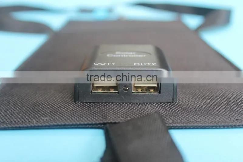 6.5w outdoor waterproof solar mobile power bank charger for iphone
