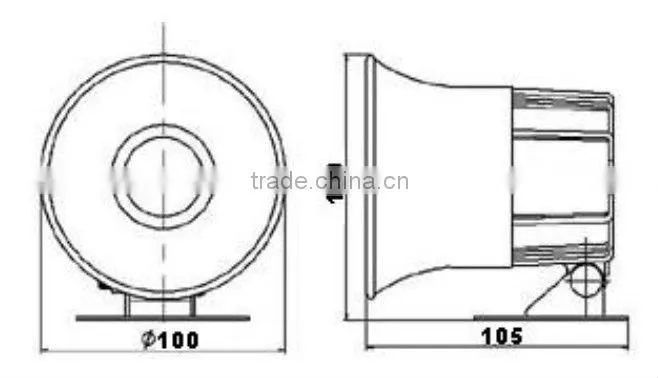 police siren speaker