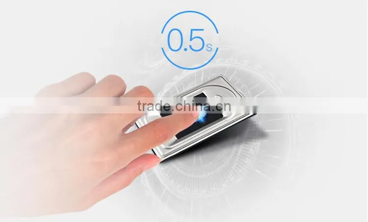 Mini Electronic Fingerprint Magnetic Office Silding Door Lock with IC Card Access