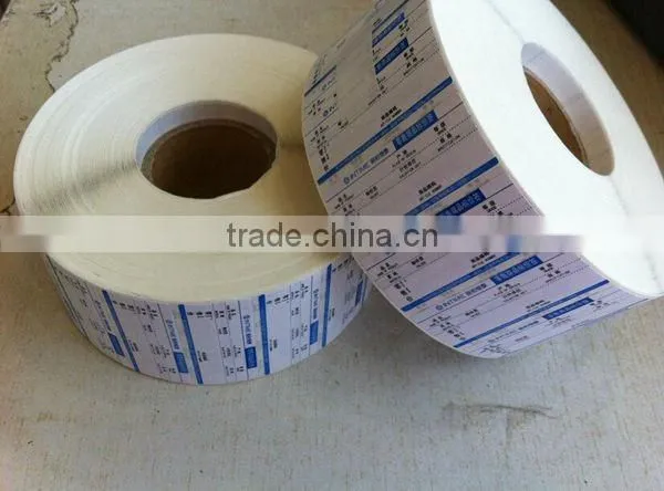resuable waterproof custom shipping tag label stickers