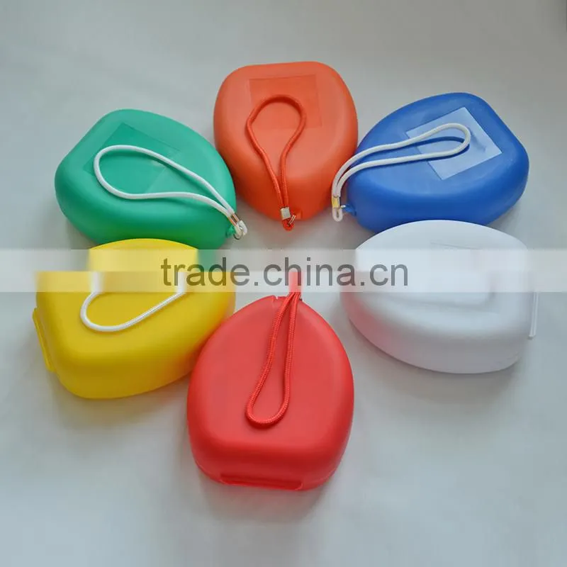 Logo printing CPR replacement mask with one way valve for training