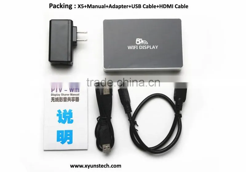 Vsspeed NEWEST wifi tv dongle 2.4G+5G rt1185 wifi display dongle
