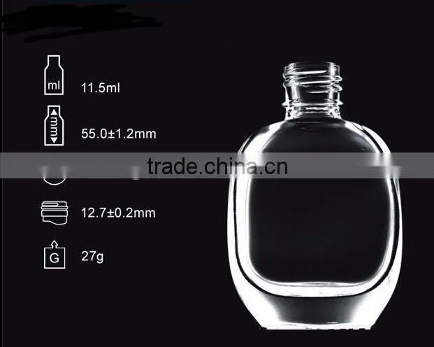glass empty nail polish bottles /cosmetic bottle wholesaler