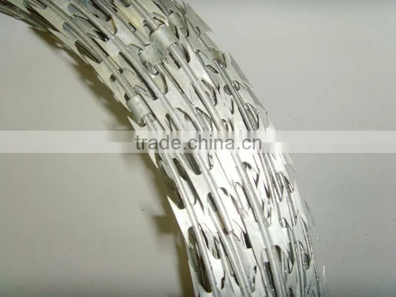 Galvanized Razor Barbed Wire/PVC iron barbed wire (supplier)