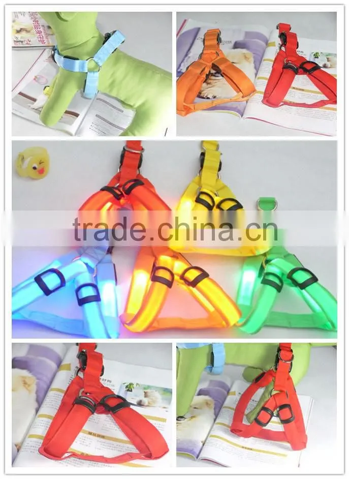 High Quality New arrival led dog harness body belt for puppy