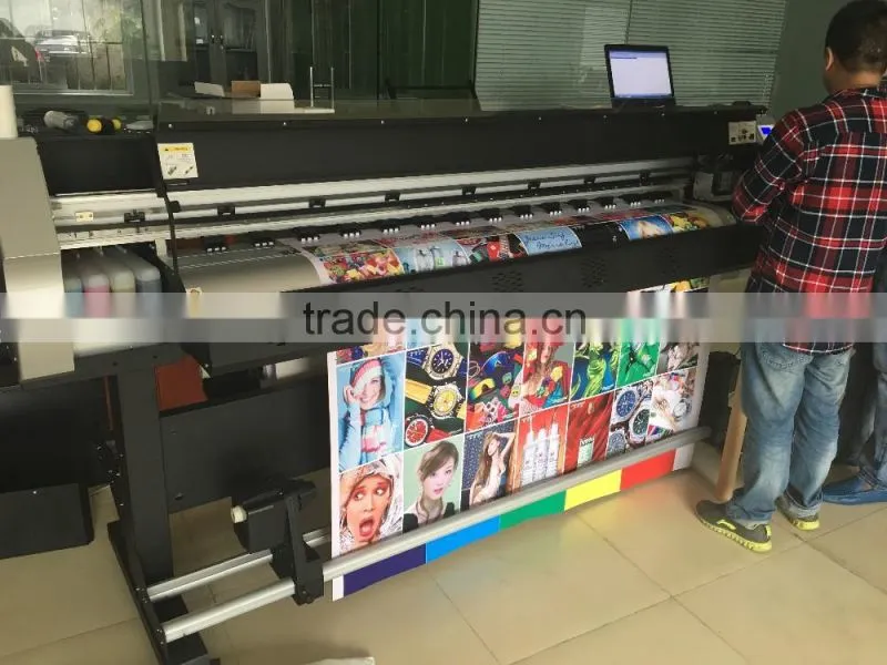 6 FEET 1.8meter eco inkjet solvent printer with DX7 Head Made in China Guangzhou Supply