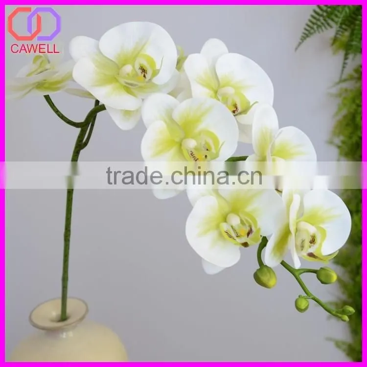 real touch nice wedding silk purple artificial phalaenopsis