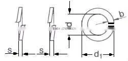 HIGH QUALITY din7980 spring wahers