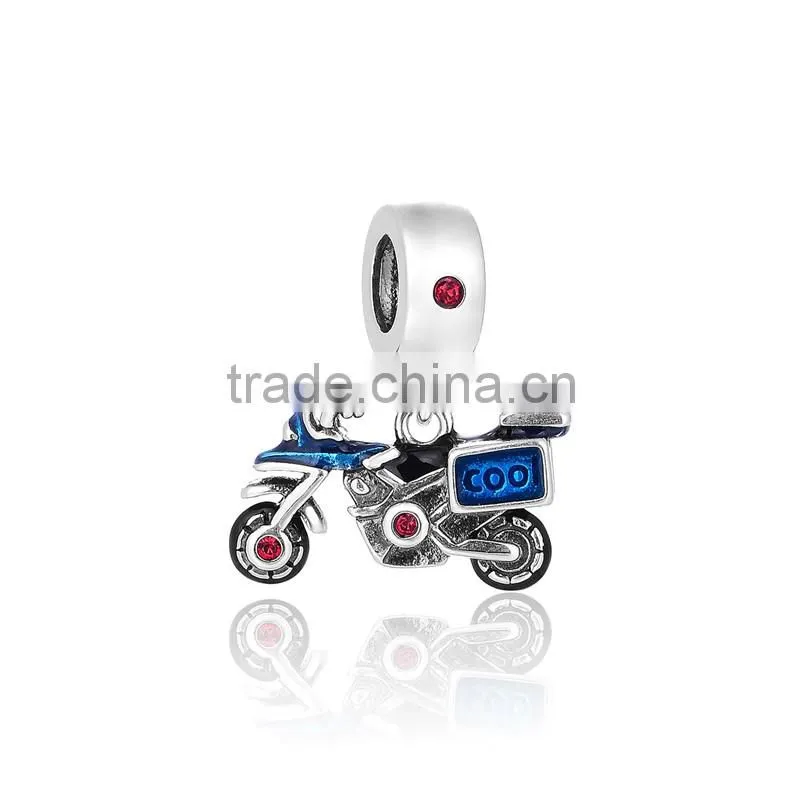 Motorcycle Charms Fashional Cool Silver Unique Pendants