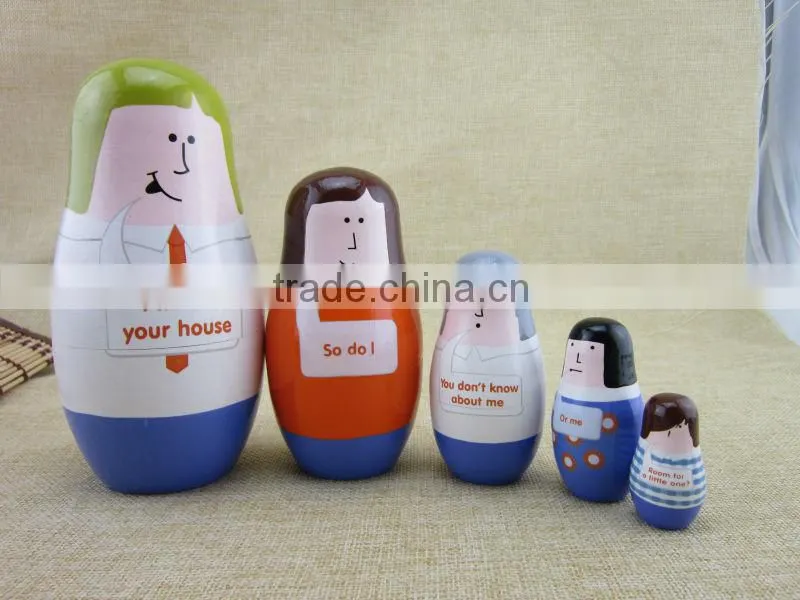wood crafts nesting doll wooden matryoshka doll