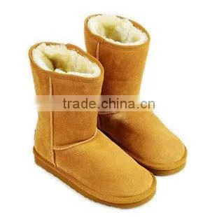suede snow boots fabric