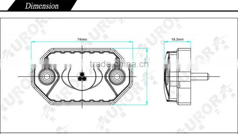 2016 wholesale automobile car part led atv bar spotlight led atv rock light