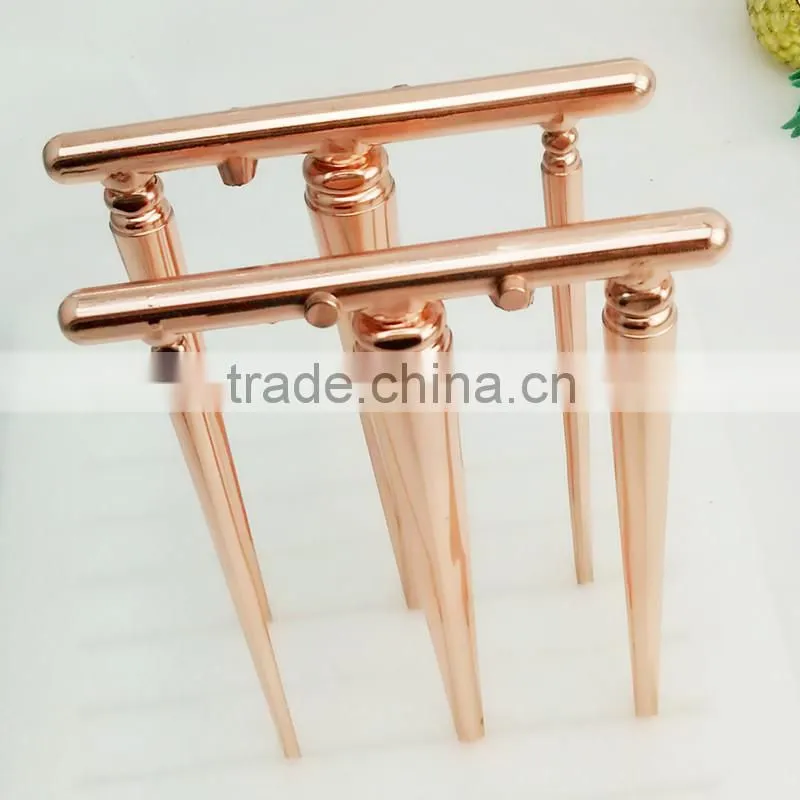 ABS water rose gold plating processing cosmetic plastic vacuum plating processing plating 24 k gold plating processing