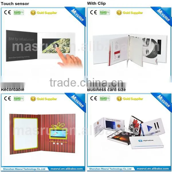 Branded Christmas Video Mailer ,Video In Print with Acrylic Holder