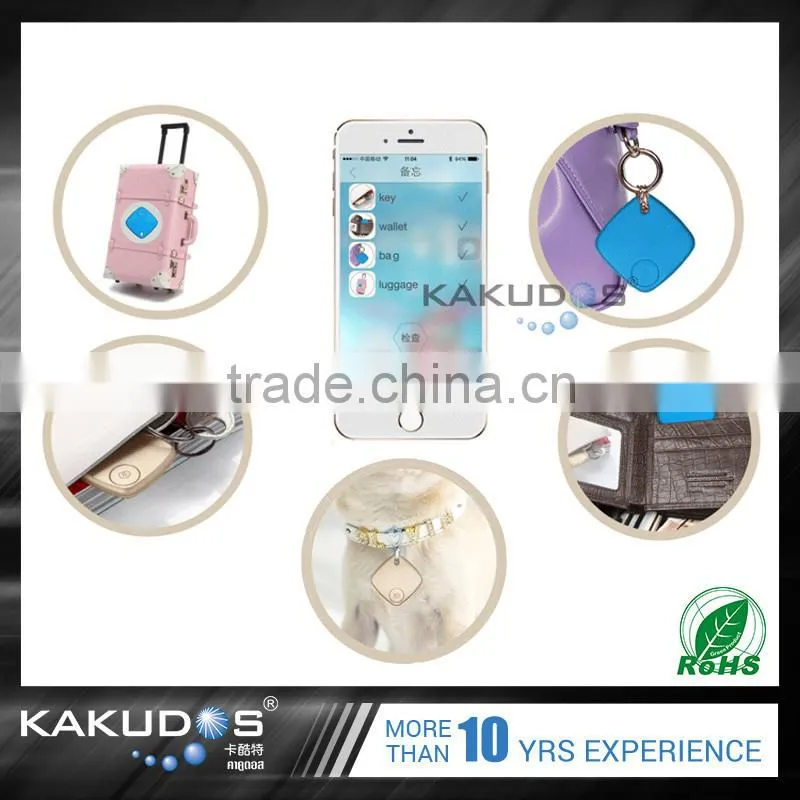 Mini device tracker bluetooth anti-lost alarm key finder For child pet luggage wallet