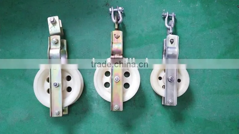 Cable roller plate type