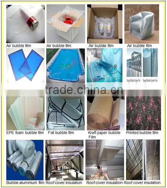 ZTECH-1800 two screw extruder 5 layers air bubble film machine