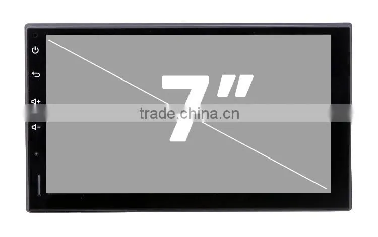Android 4.4.4 Stereo unversal car GPS of 2 DIN 101mm*176mm 7 inch navi radio Headunit navi free map 1024*600 screen 1.6G CPU