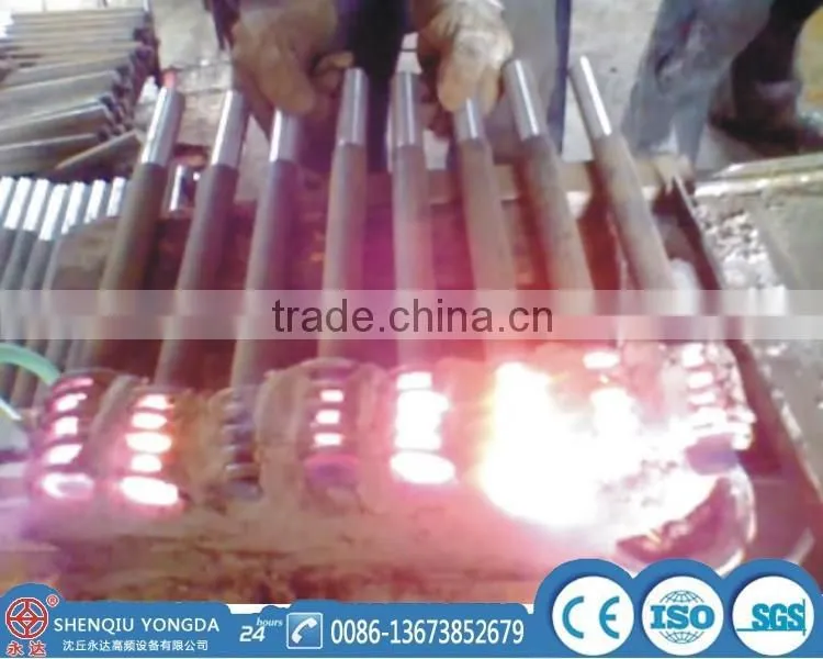 Auto feeding steel bars induction forging furnace