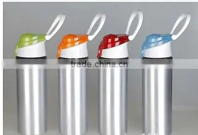 Best selling simple and convenient hot aluminum water bottle with heat transfer printing