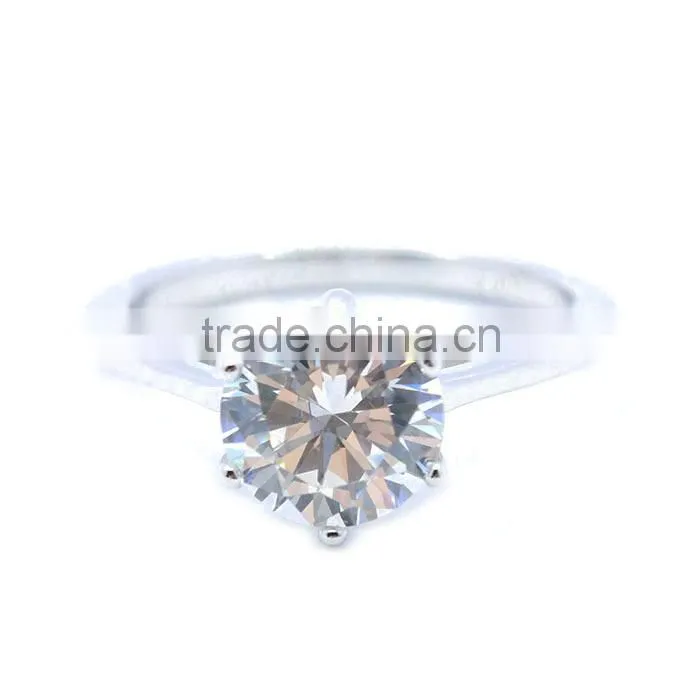 Factory direct sale fashion 925 silver wedding ring
