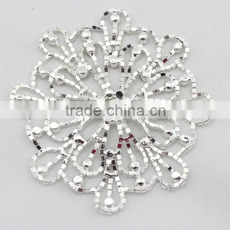 Wholesale bridal rhinestone appliques for wedding decoration