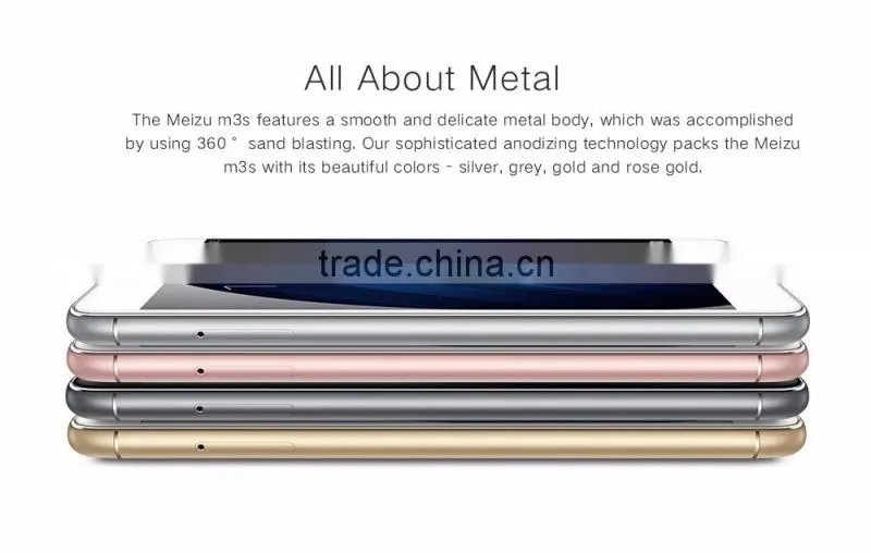Original Meizu M3S Meilan M3S Mobile Phone 2.5D Glass MT6750 Octa Core 5.0" 2GB RAM 16GB ROM 13MP 3020mAh 4G LTE Fingerprint