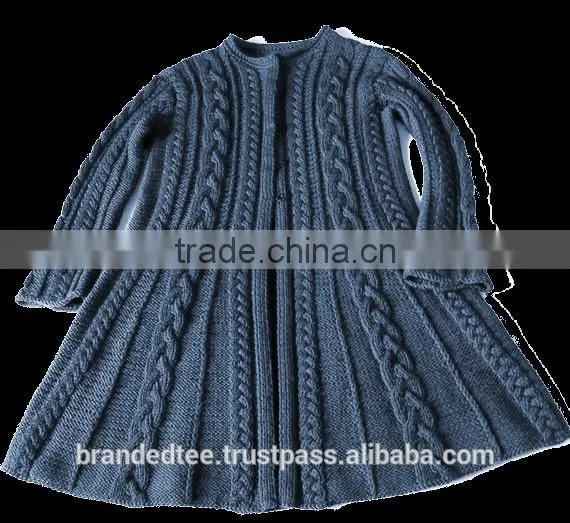 hand knitted sweater HOT DESIGN MANY COLOR cabel custom made