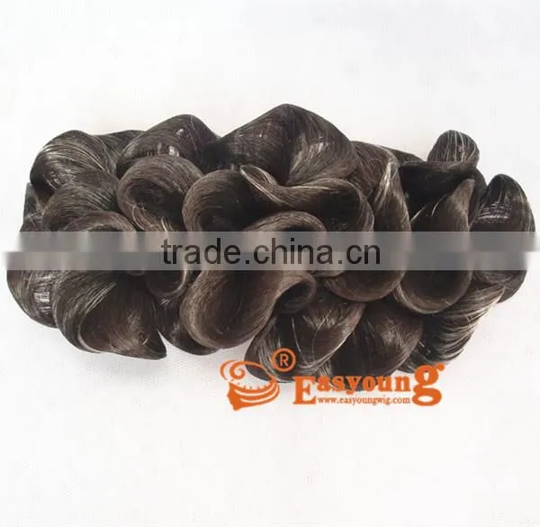 Rose hair flowers suppliers, wigs wig hair accessories, salon synthetic hair piece for updo