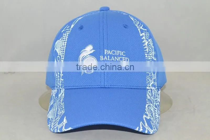 Guangzhou hat factory professional custom 8 panel / 100% cotton/blue/embroidery logo/baseball cap