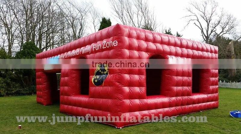 6mL Inflatable Half Transparent Tent,Inflatable trade show bubble tent sale