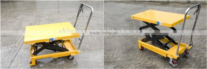 1500KG Mini scissor lift table with Max.height 1000 mm (Customizable)