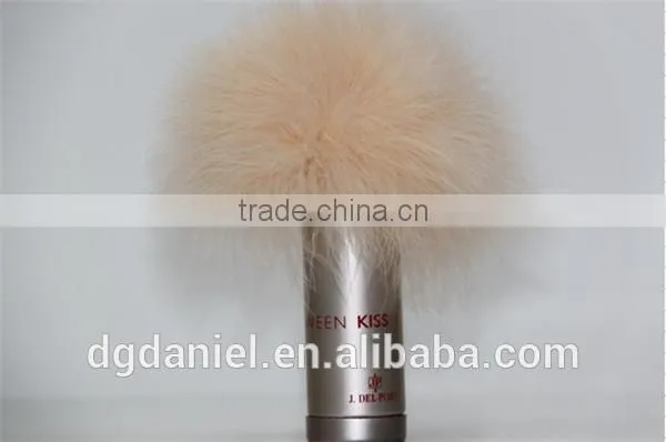 Goat hair Kabuki brush,Plastic base refillable body powder brush ,Large foundation brush