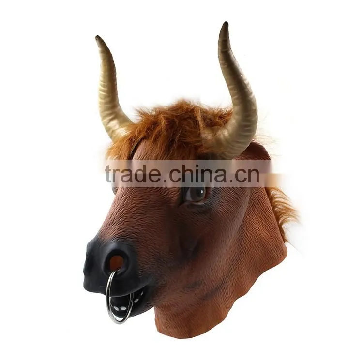 Biodegradable face papier mache Attractive latex monkey mask