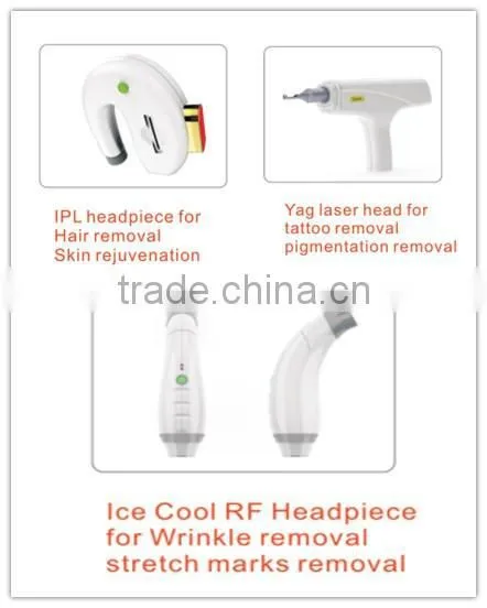IPL ND YAG tattoo removal multifunctional machine JHR100