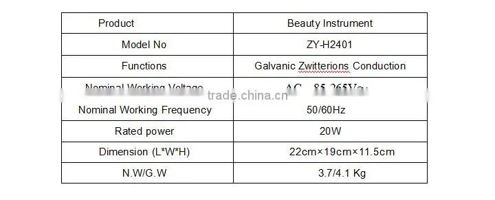 Beauty equipments ultrasonic cleanser face mutiple beauty instrument