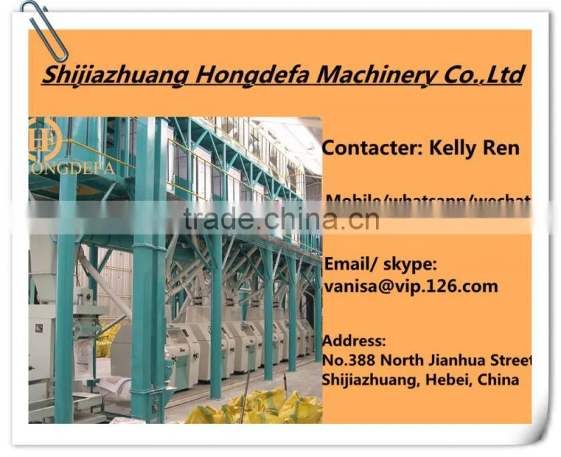Middle Little 50 Ton/24H Maize Flour Making Machine
