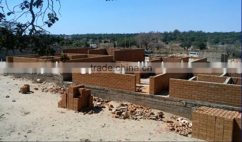 Photoes show for SY1-10 Fully automatic hydraulic brick forming machine in construction